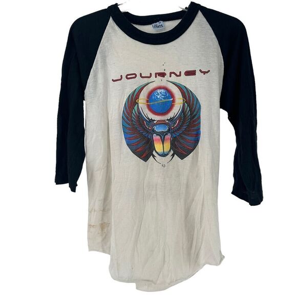 Vintage Journey T-Shirt 1981 Ragland Size M Buffalo NY Philadelphia Escape Tour - Picture 1 of 9